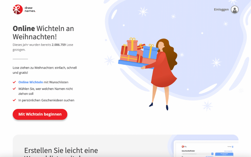Wichteln online auslosen 4 beste Möglichkeiten (Vergleich)